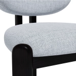 Стул Galloti, бук черный, рогожка wellton 990