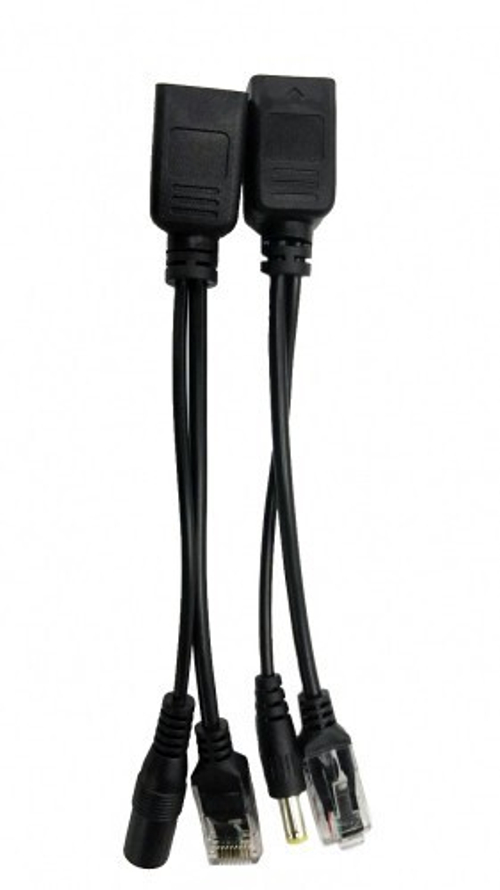 POE-002 пассивный комплект (инжектор + сплиттер) передачи питания по витой паре.