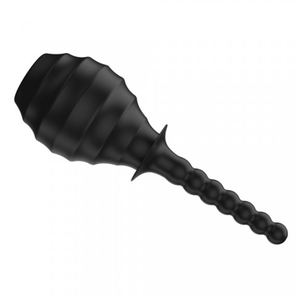 Анальный душ MR PLAY с ребристой поверхностью