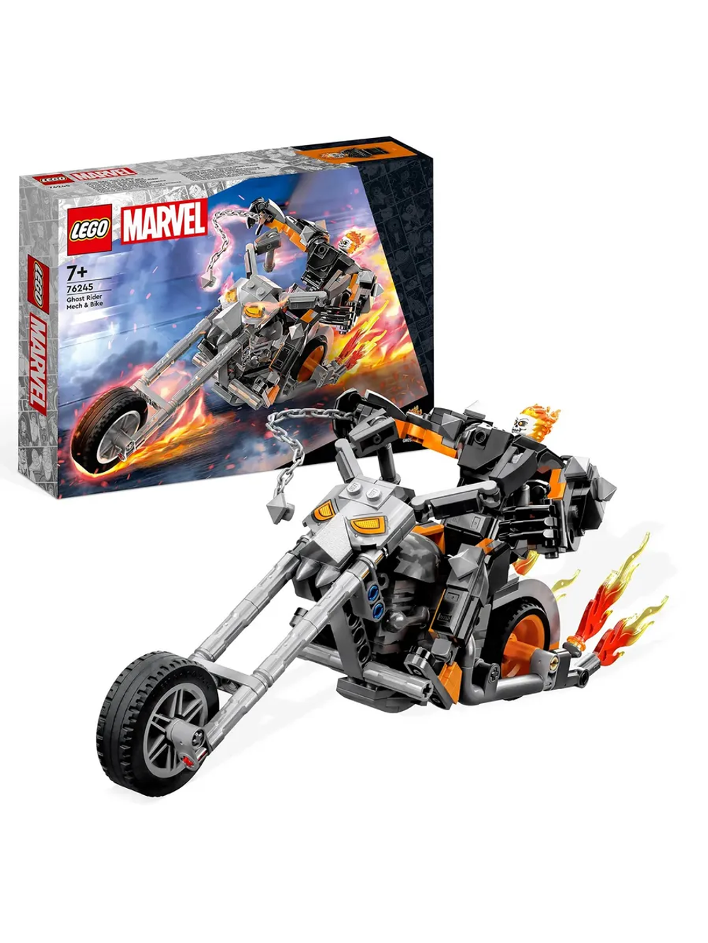LEGO Super Heroes 76245 «Робот и мотоцикл Призрачного Гонщика» — супергерой Marvel