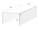 Подставка настольная акриловая П-образная для товара
