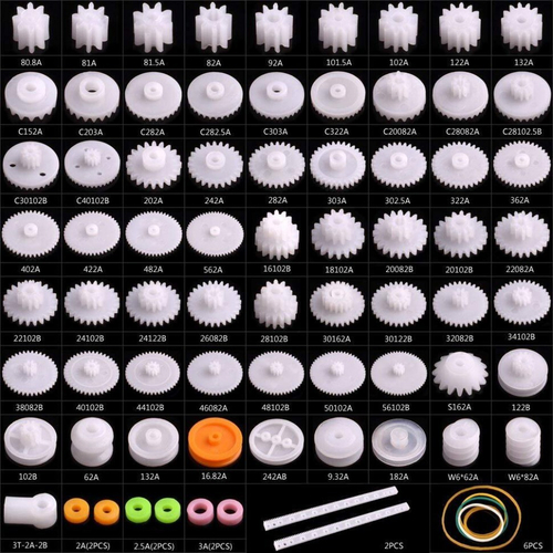 Пластиковые шестерни 75 шт