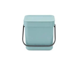 Brabantia Контейнер для мусора Sort & Go 3 л мятный