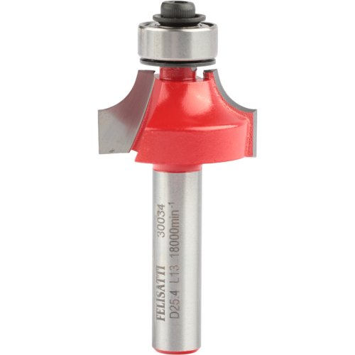 Фреза кромочная калевочная FELISATTI 25.4х13мм R6.3 хвостовик 8мм   30034