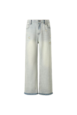 Джинсы KREATE "Raw Edges" Straight fit Jeans