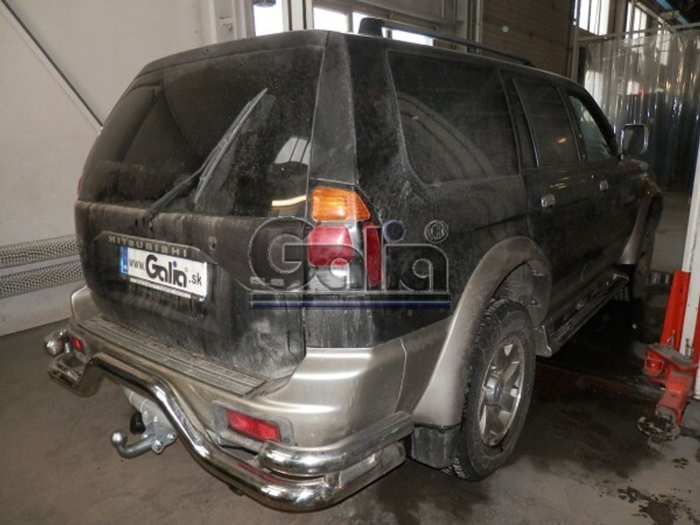 Фаркоп оцинкованный Galia M057A для Mitsubishi Pajero Sport 1998-2008(паспорт и сертификат в комплекте)(без электрики)