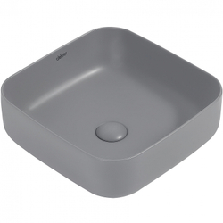 Раковина-чаша Abber Rechteck 39 AC2211MG Серая матовая