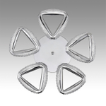 8239/5CL LEDIO LN25 000 хром, металл/пластик Люстра потолочная с ПДУ LED 65W 3000-6000K 220V RUANA