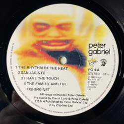 Винтажная виниловая пластинка LP Peter Gabriel (UK 1982) The Rhythm Of The Heat