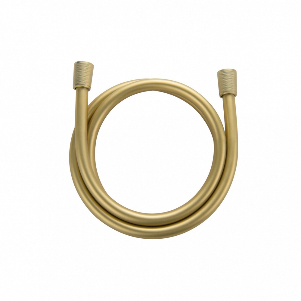 Шланг для душа в силиконовой оплётке 1500 мм WONZON & WOGHAND, Брашированное золото (WW-88RG01-1500-BG)