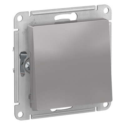 ATLASDESIGN AQUA 1-клавишный ПЕРЕКЛЮЧАТЕЛЬ IP44, сх.6, 10АХ, механизм, АЛЮМИНИЙ