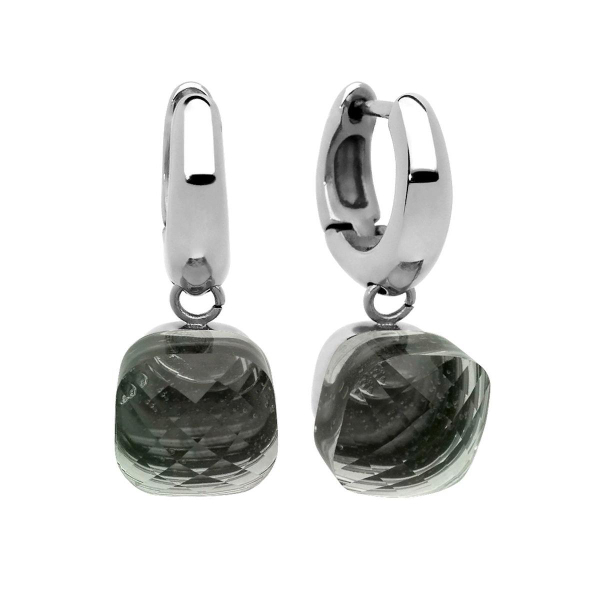 Серьги Qudo Firenze light grey 300141 BW/S