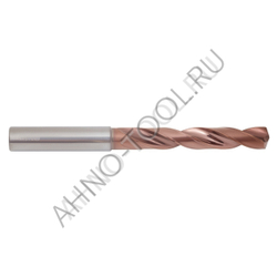 Сверло  8.7мм монолитное твердосплавное 5D без подвода СОЖ. SP-X800050870 VHM AHNO