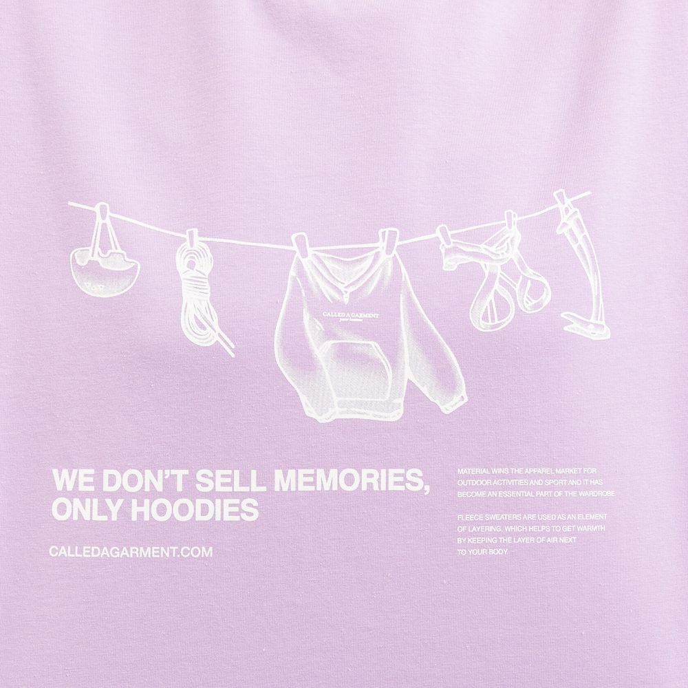 Лонгслив Called a Garment Climber Лавандовый