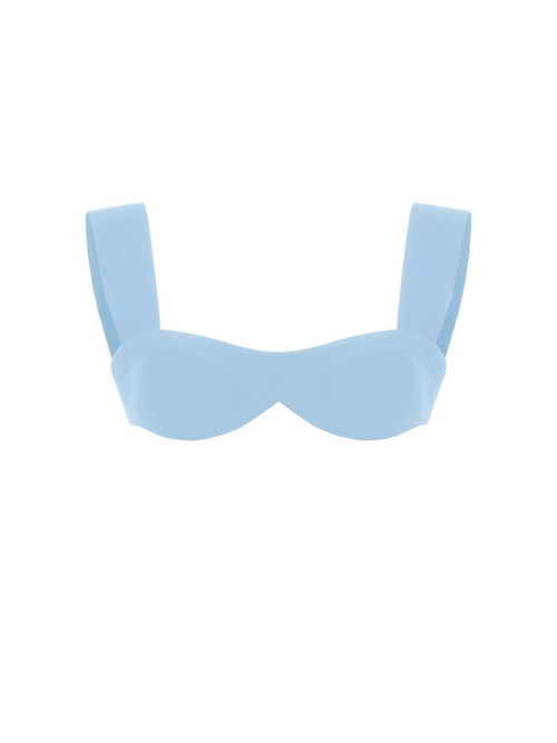 Топ-бра с широкими лямками