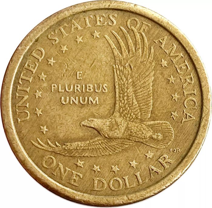 1 доллар (dollar) 2000-2008 США "Доллар Сакагавеи" XF 