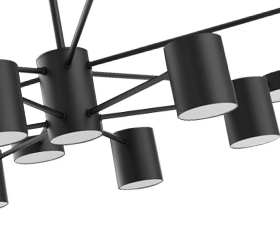 Подвесная светодиодная люстра Kink Light Мекли 07649-13D,19