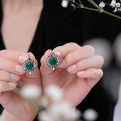 "Минто" серьги из коллекции "Самоцветы" от Jenavi