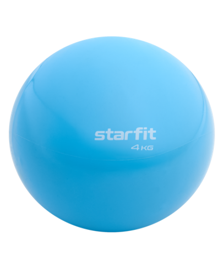 Медбол GB-703, 4 кг, синий пастель