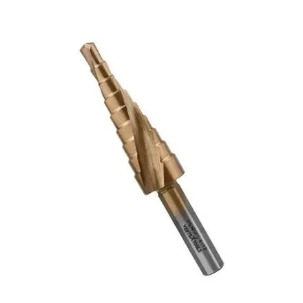 Сверло ступенчатое кобальт 4х12мм Р6М5К5 VERTEXTOOLS 5-4-12
