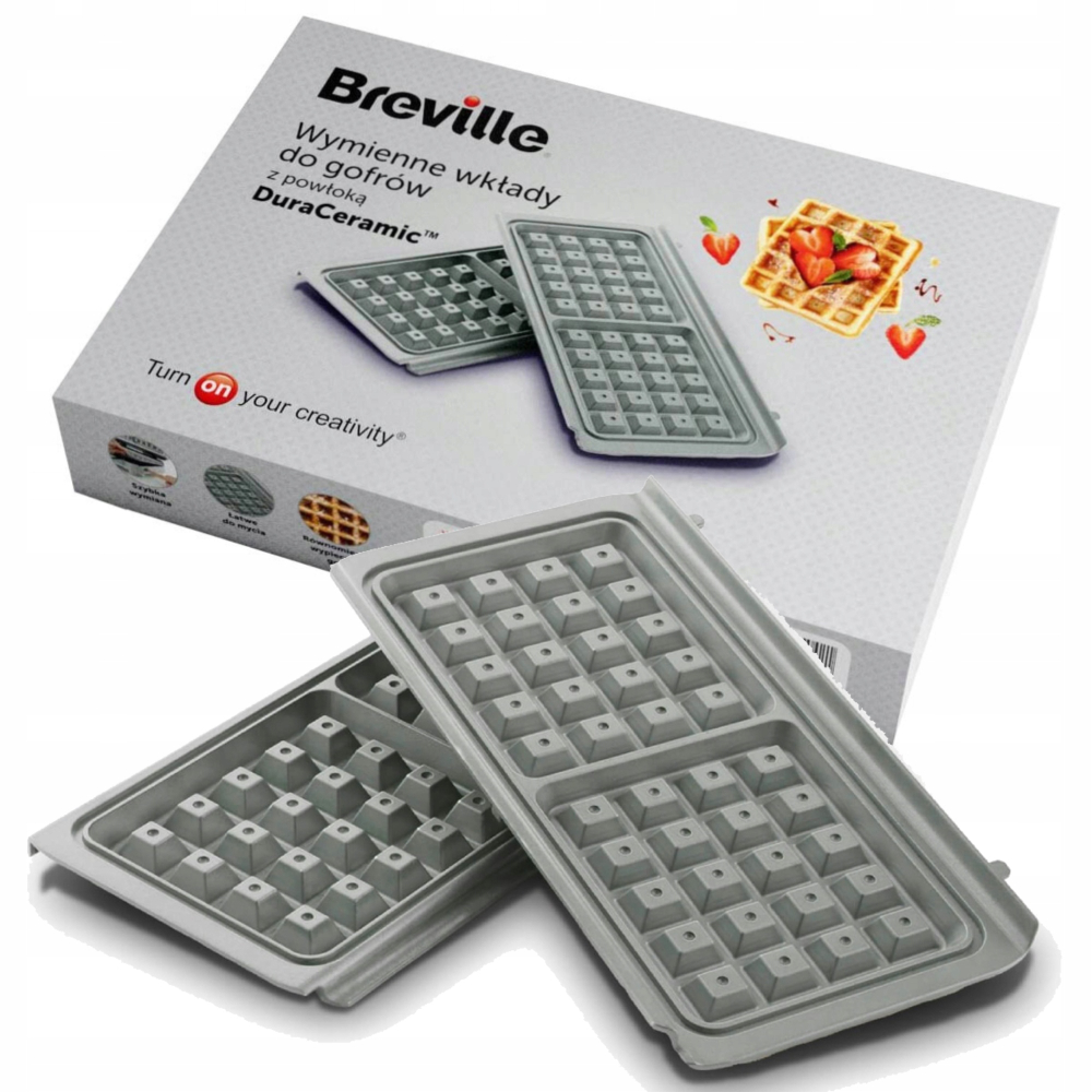 Сменные насадки для вафельницы Breville, серые, 2 шт.