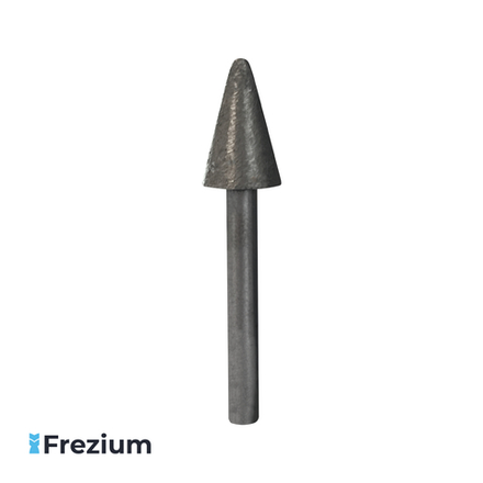 Конусная алмазная шарошка по камню (14,4x6x23,5)