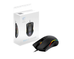 Мышь MSI FORGE GM300 USB2.0/RGB/7 кн./Вес 118г./Кабель 1.5м./Черный