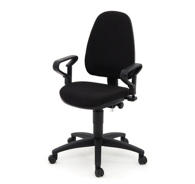 Trendy Кресло на колесах,ткань ЧЕРНЫЙ