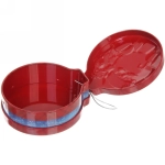 Банка жестяная 200мл 11,2*12,2*4см «Дедушка Мороз» двухсторонняя