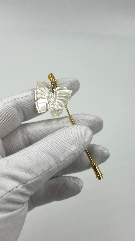 Брошь булавка с бабочкой