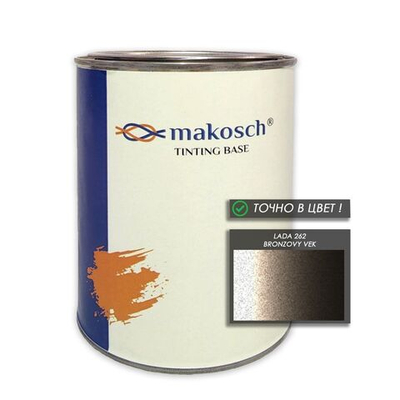 Автоэмаль makosch/LADA 262, Базовая эмаль. коричневый, перламутр, 800мл.