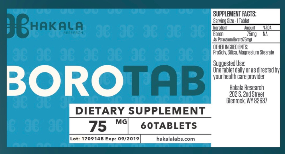 BoroTab 75 mg - 60 Tablets