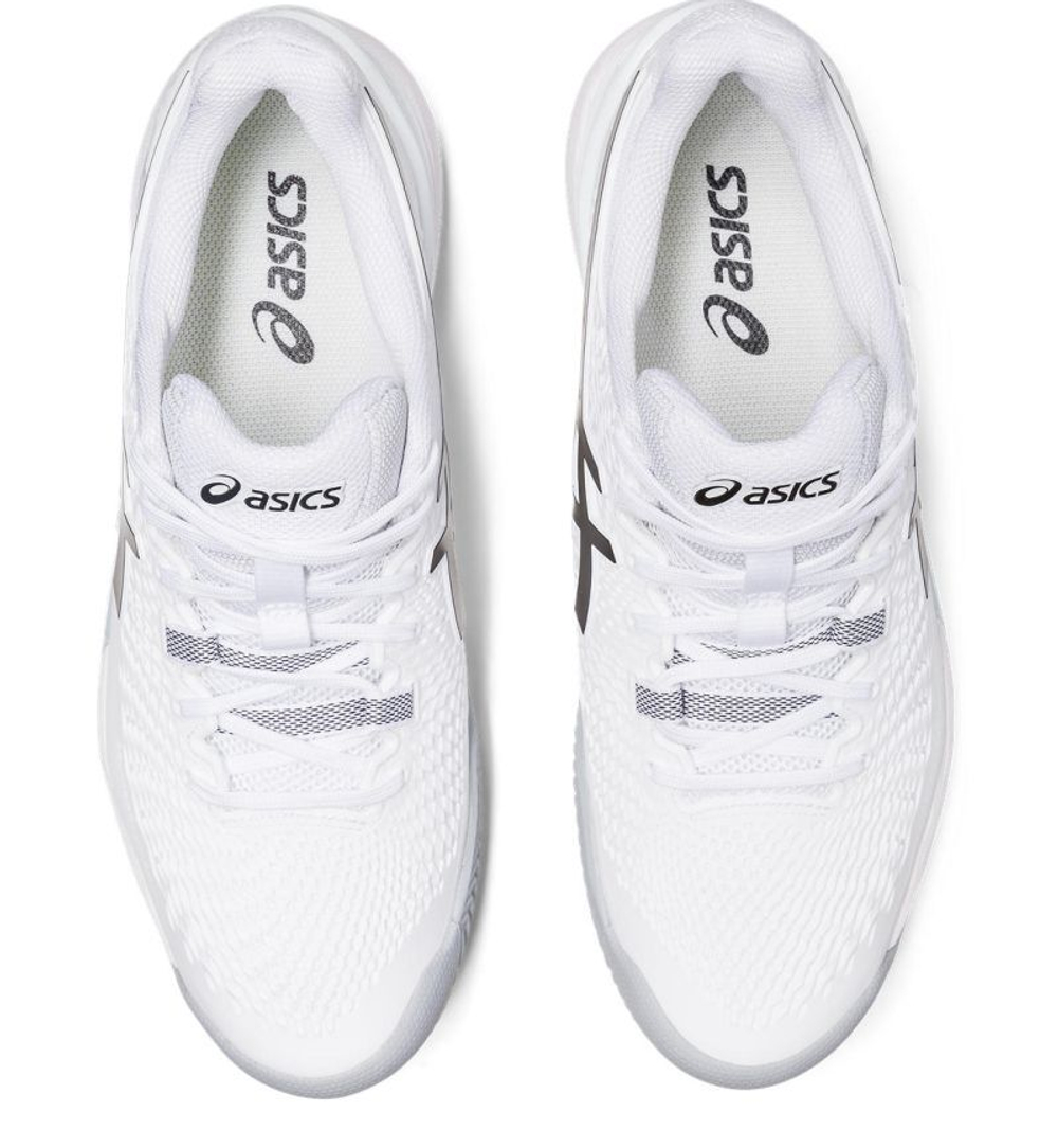 Мужские кроссовки теннисные Asics Gel-Resolution 9 Clay - white/black