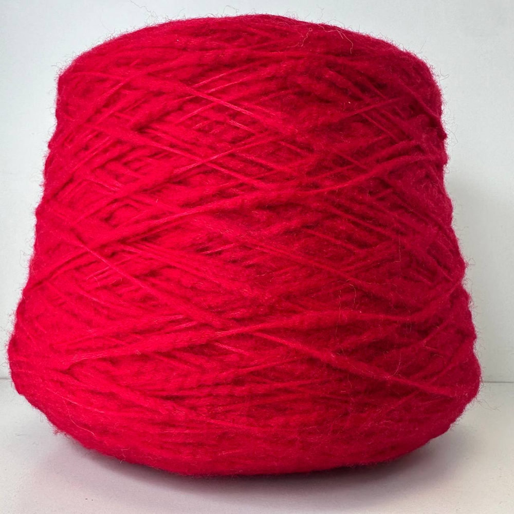 KRISPIES - Luxury Selection by Ri.Go; 78% меринос, 22% п/а; 220м/100гр; шнурок с чередующимися утолщениями; col. 21118, цвет: красный; S704