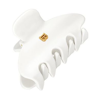 Balmain Hair Couture Заколка-краб для волос белая размер S Balmain pince white