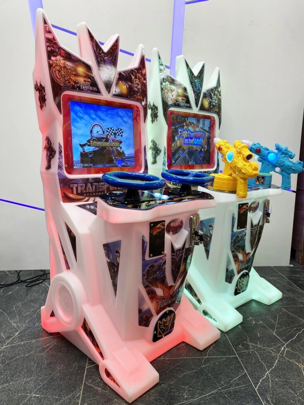 Детский автомат гонка для двоих «Transformers»