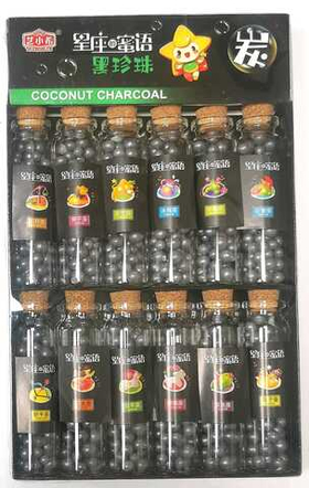 Конфеты фруктовый YI XIAO XI стеклянный бутылек 13г