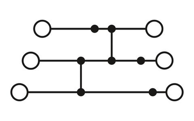 1025465 - ST 2,5-3PV BU - Многоярусный клеммный модуль