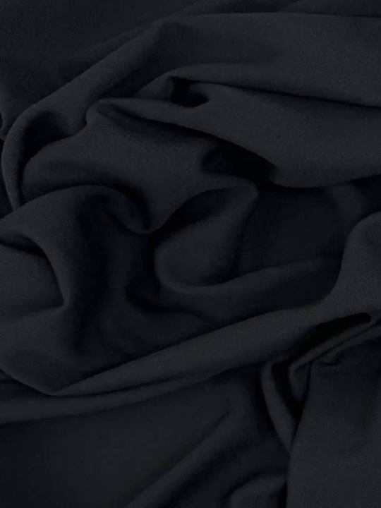 Креп, черный, стрейч COMO