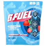 G FUEL, Hydration + Focus, смесь для приготовления электролитического напитка с Cognizin®, со вкусом клубники, 20 пакетиков-стиков по 6 г (0,21 унции)