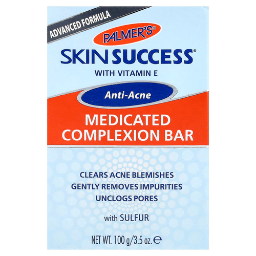 Palmer's, Skin Success®, кусковое мыло с витамином Е, против акне, для ухода за кожей, 100 г (3,5 унции)
