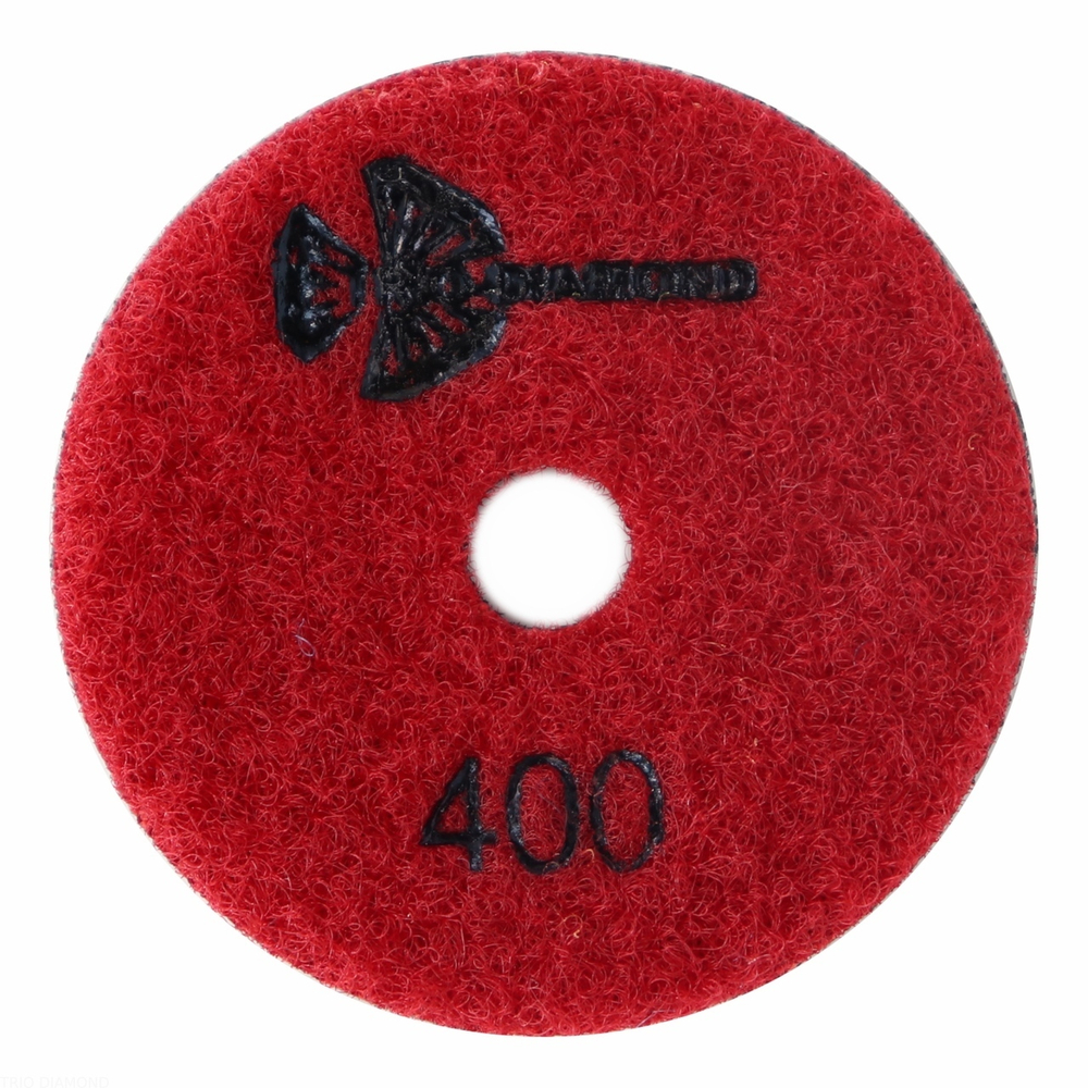 Алмазный гибкий шлифовальный круг "Черепашка" 50мм № 400 (сухая шлифовка), 364400