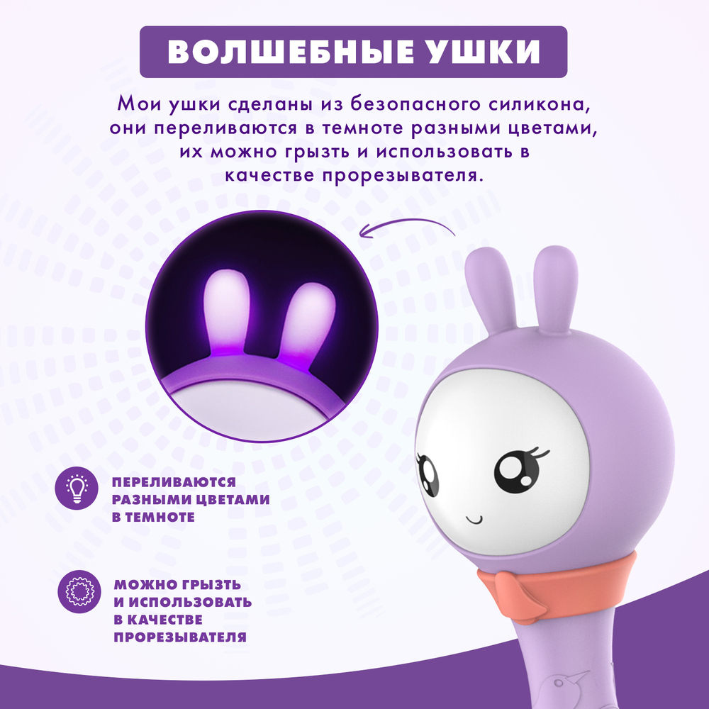 Интерактивная обучающая музыкальная игрушка Умный зайка alilo R1+ Yoyo