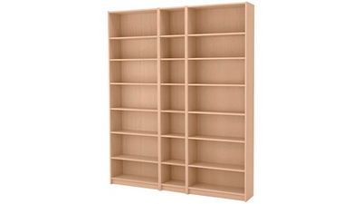 Стеллаж Билли 06 Дуб Сонома 3025 200*28*237 см, Бежевый   Фиеста