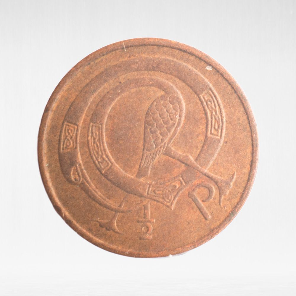 Ireland, ½ Penny, 1971, VF