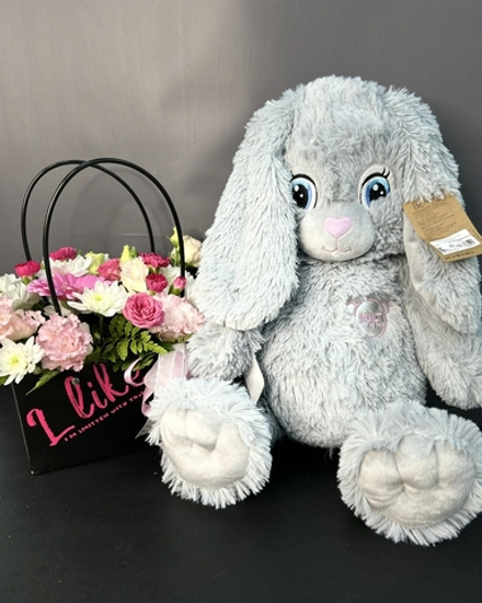 Композиция + заяц 60 см