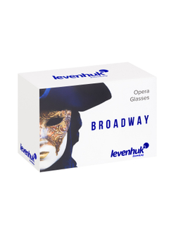 Театральный бинокль-лорнет Levenhuk Broadway 325E Золотистый