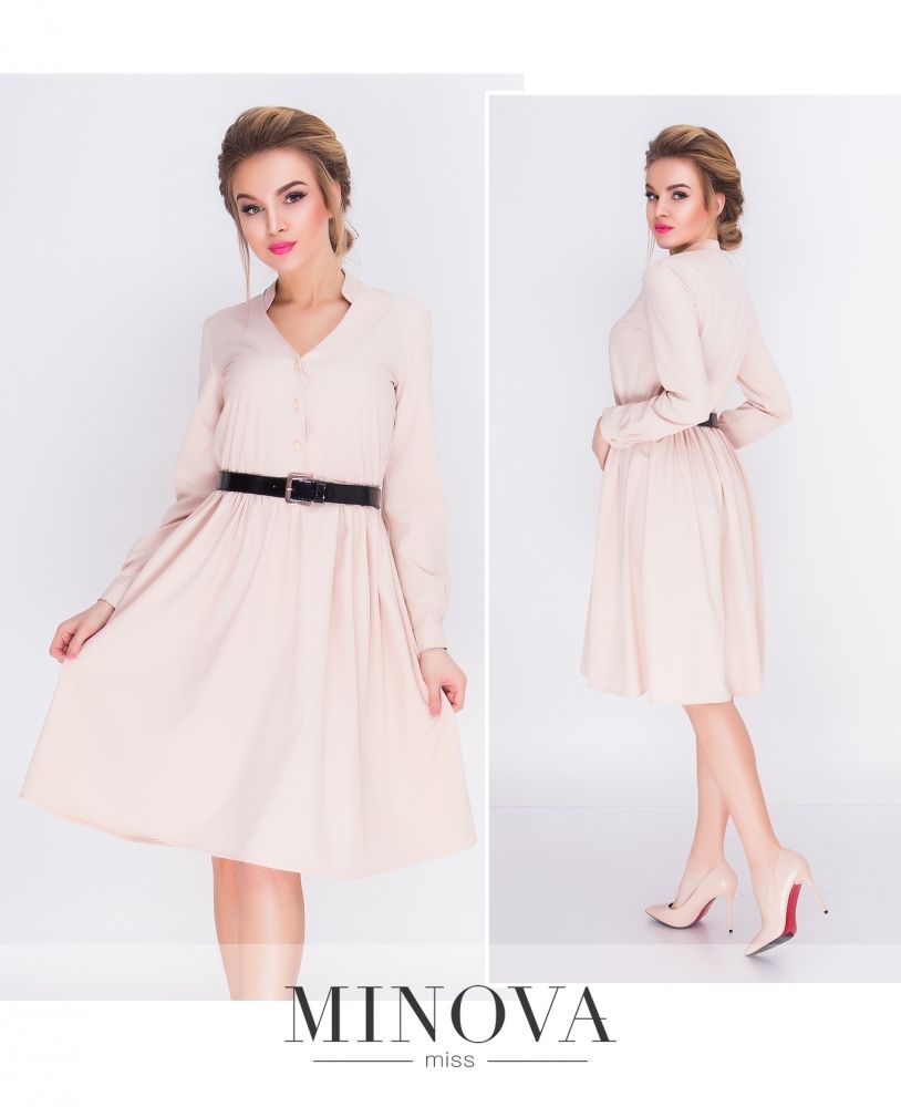 Платье 3092-беж Minova Платье 3092-беж Minova