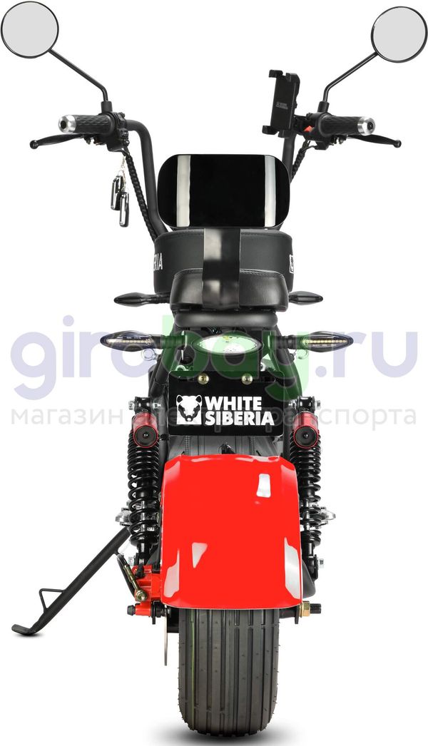 Электроскутер WHITE SIBERIA MINI R 2500w 3.0 (60V/21Ah) - Красный фото №14