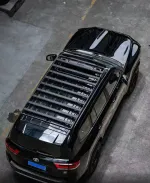 Платформа на крышу с люстрой для Toyota Land Cruiser LC300 2021-2024+ Крузак оффроуд багажник на крышу доп свет